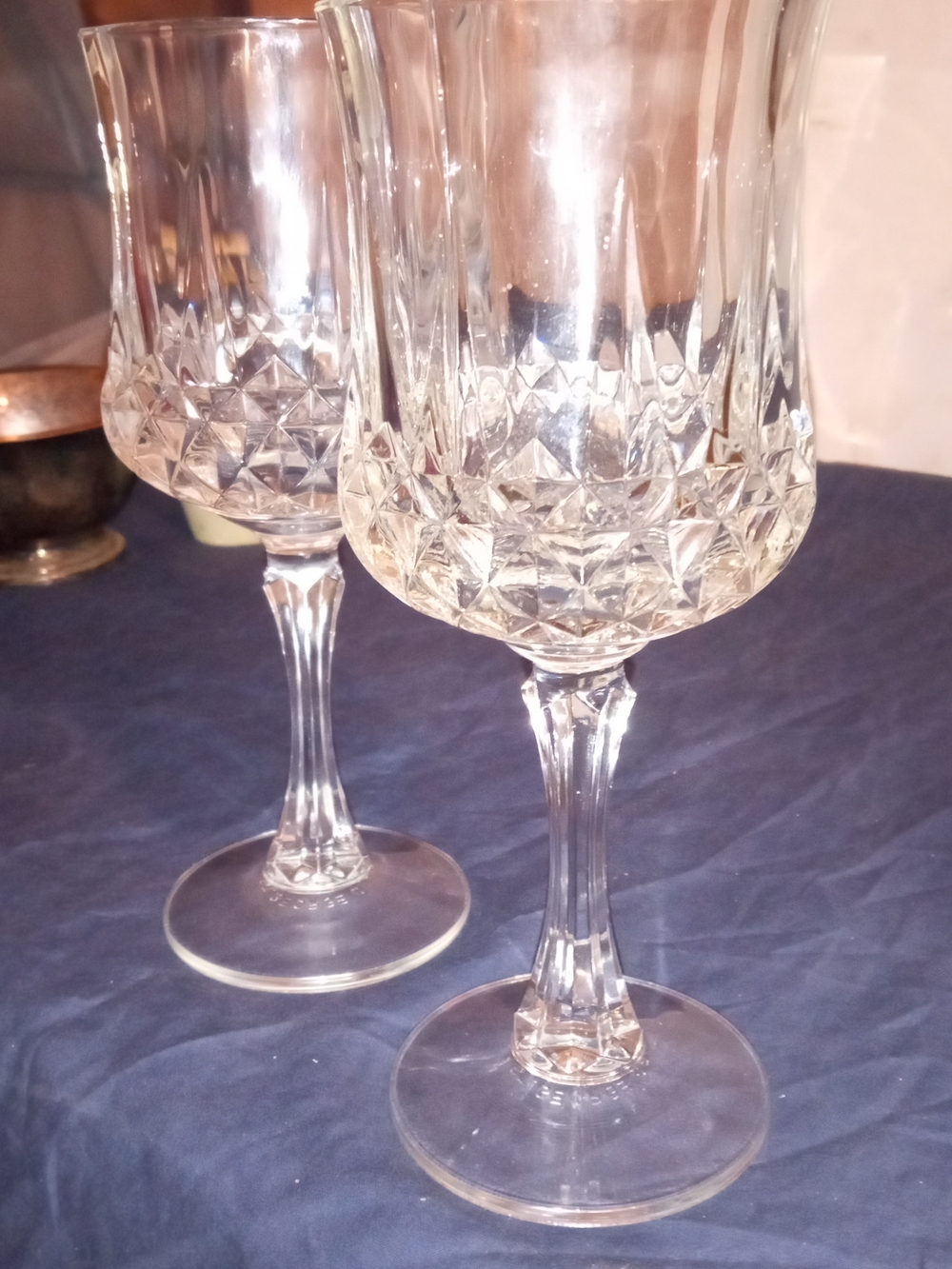 These glasses are from the Longchamp collection by Cristal d'Arques-Durand